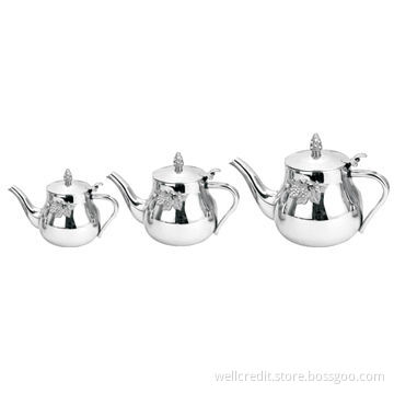 Stainless steel dripless teapot, made of S/S 201#